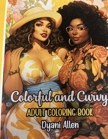 Colorful and Curvy Adult Coloring Book